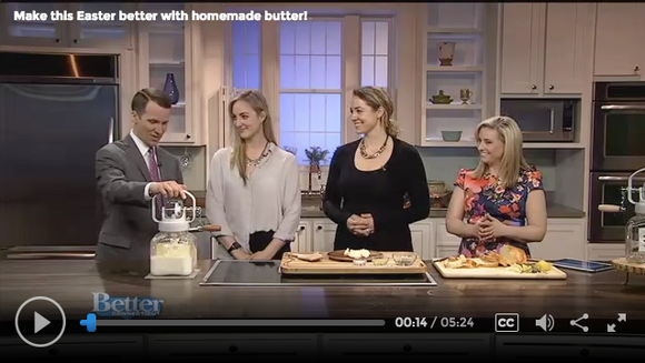 Making Easter better with homemade butter!