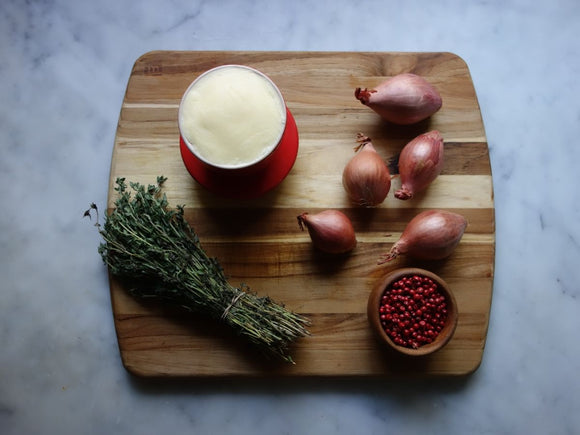 Shallot Pink Peppercorn Thyme Butter